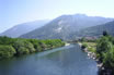 Fiume A Nord Del Lago Di Garda