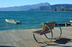 Berge Auf Der Horizont Gardasee