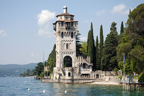 San markus tower Gardone Riviera lake Garda photo
