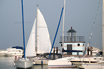Sailing Boat At Padenghe Del Garda