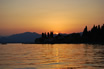 Coucher De Soleil Romantique San Virgilio Lac De Garde
